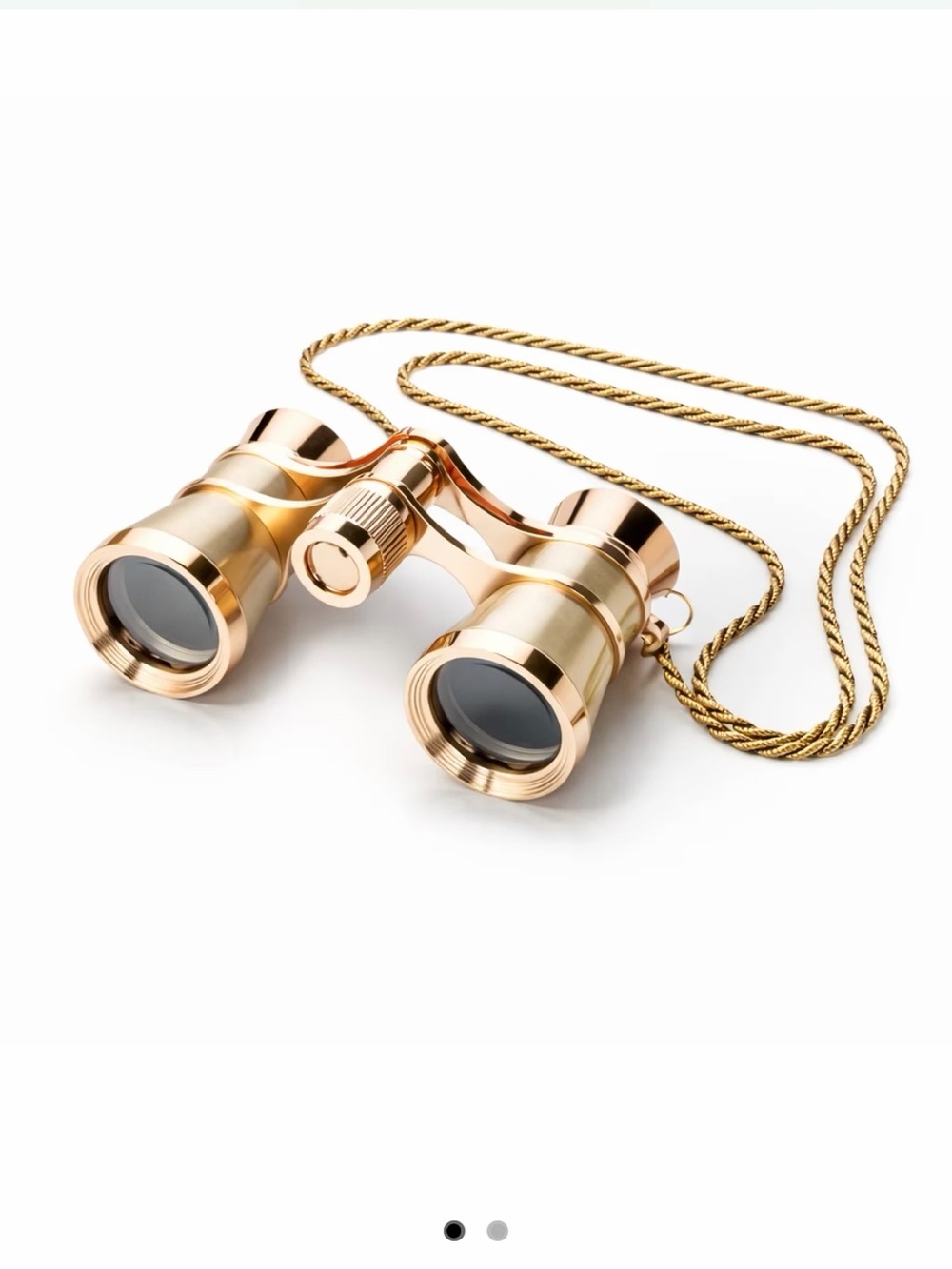 New Gold Opera Glasses Binoculars